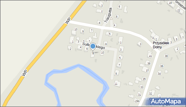 Dobre Miasto, Sułkowskiego Józefa, 8, mapa Dobre Miasto