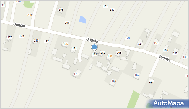 Dzikowiec, Sudoła Stanisława, ks., 129, mapa Dzikowiec