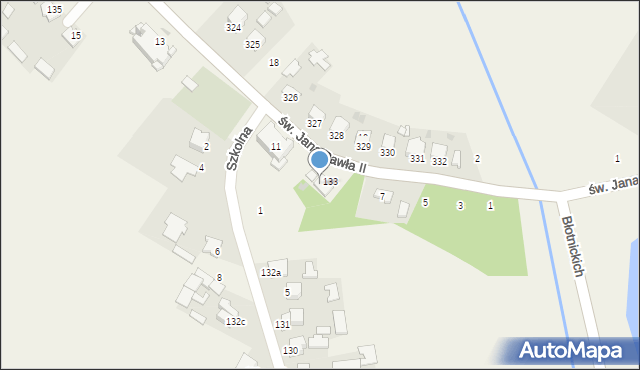 Dzikowiec, Sudoła Stanisława, ks., 9, mapa Dzikowiec