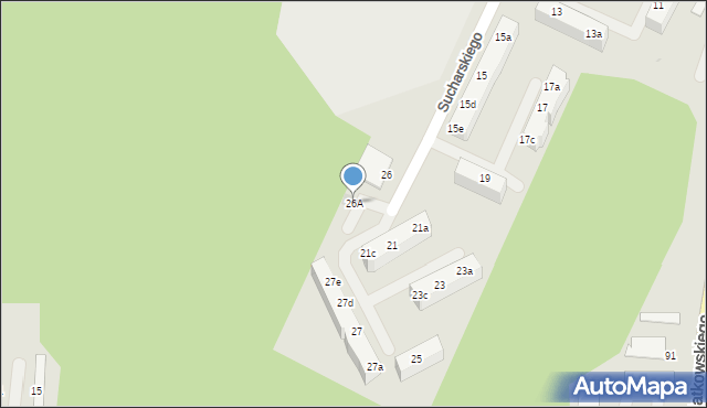 Gdynia, Sucharskiego Henryka, mjr., 26A, mapa Gdyni