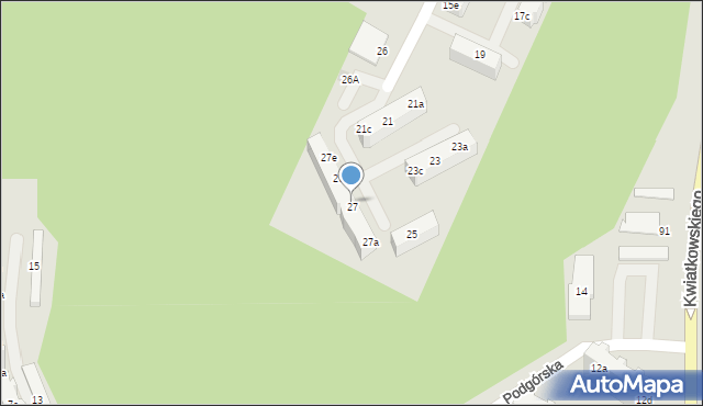 Gdynia, Sucharskiego Henryka, mjr., 27c, mapa Gdyni