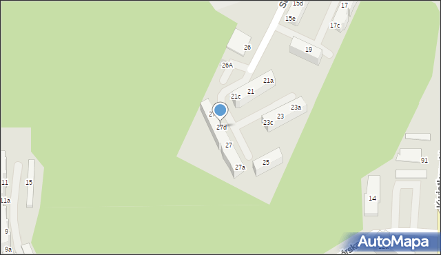 Gdynia, Sucharskiego Henryka, mjr., 27d, mapa Gdyni
