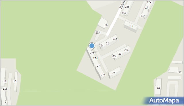 Gdynia, Sucharskiego Henryka, mjr., 27e, mapa Gdyni