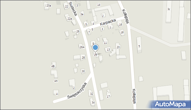 Głubczyce, Sudecka, 15, mapa Głubczyce
