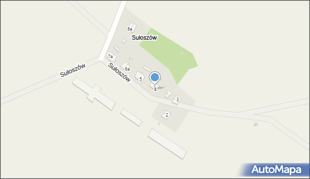 Gręboszów, Sułoszów, 4, mapa Gręboszów