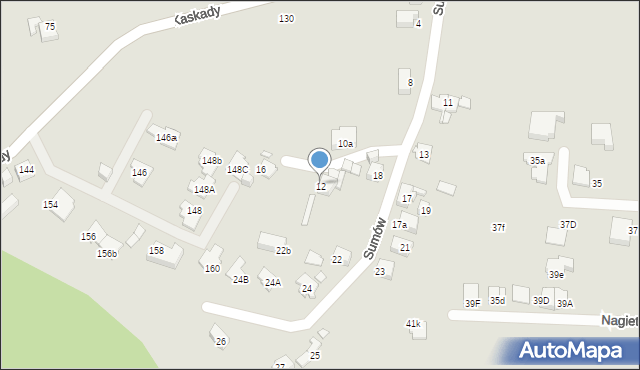 Katowice, Sumów, 20, mapa Katowic