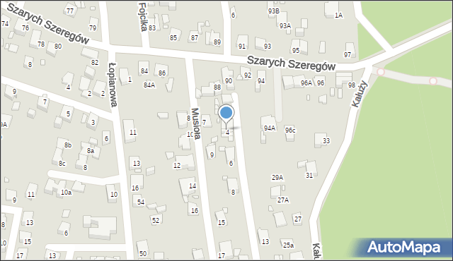 Katowice, Surówki Bolesława, 4, mapa Katowic
