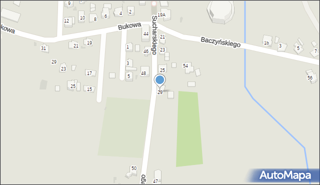 Kędzierzyn-Koźle, Sucharskiego Henryka, mjr., 29, mapa Kędzierzyna-Koźle