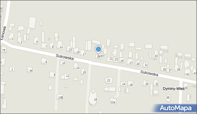 Kielce, Sukowska, 19, mapa Kielc