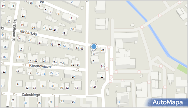 Kraków, Supniewskiego Janusza, 11, mapa Krakowa