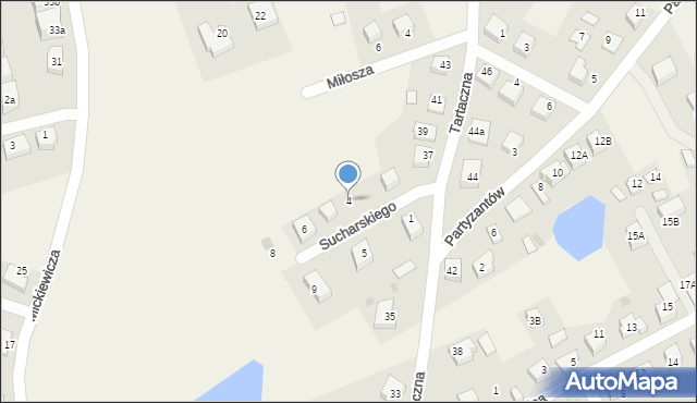 Luzino, Sucharskiego Henryka, mjr., 4, mapa Luzino