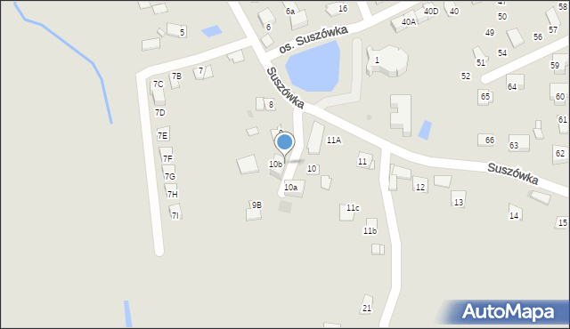 Niepołomice, Suszówka, 9A, mapa Niepołomice