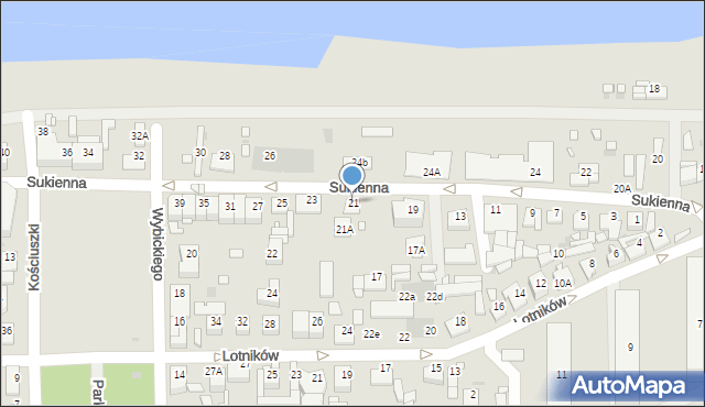 Nowy Dwór Mazowiecki, Sukienna, 21, mapa Nowy Dwór Mazowiecki