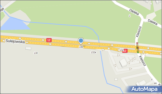 Piotrków Trybunalski, Sulejowska, 132, mapa Piotrków Trybunalski