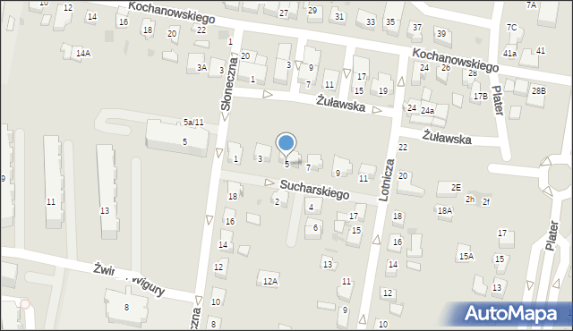 Pruszcz Gdański, Sucharskiego Henryka, mjr., 5, mapa Pruszcz Gdański