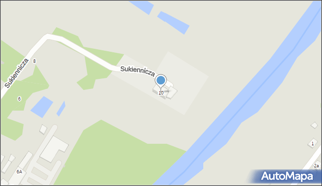 Przedbórz, Sukiennicza, 10, mapa Przedbórz