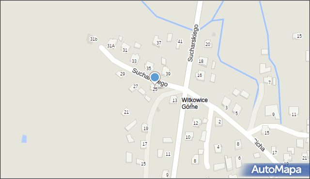 Ropczyce, Sucharskiego Henryka, mjr., 25, mapa Ropczyce