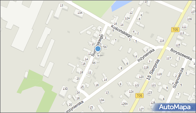 Sochaczew, Sucharskiego Henryka, mjr., 7, mapa Sochaczew