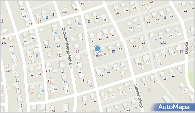 Starogard Gdański, Sucharskiego Henryka, mjr., 39, mapa Starogard Gdański