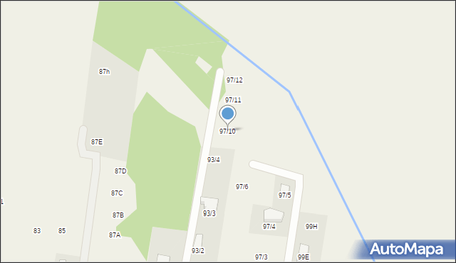 Studzianki, Supraślska, 97/10, mapa Studzianki