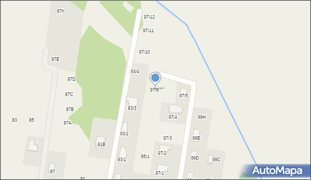 Studzianki, Supraślska, 97/6, mapa Studzianki