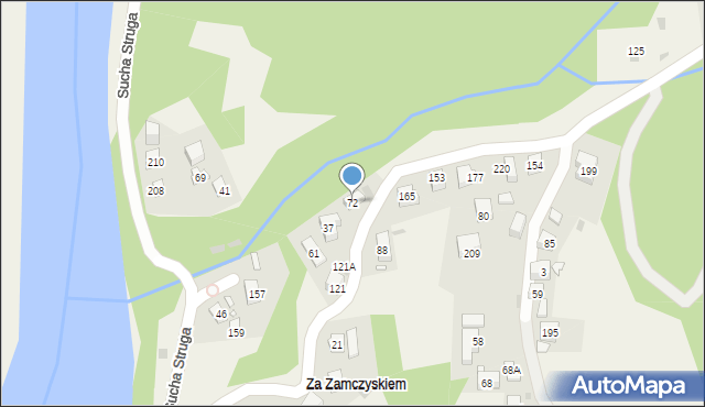 Sucha Struga, Sucha Struga, 72, mapa Sucha Struga