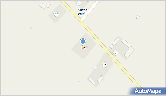 Sucha Wieś, Sucha Wieś, 18a, mapa Sucha Wieś