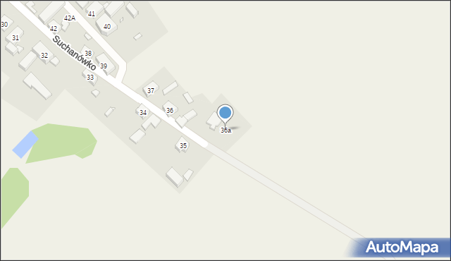 Suchanówko, Suchanówko, 36a, mapa Suchanówko