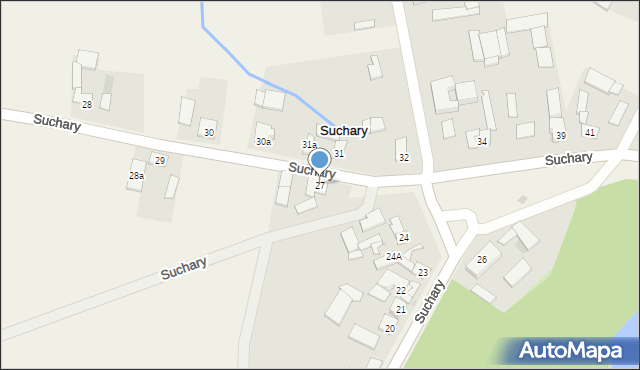 Suchary, Suchary, 27, mapa Suchary