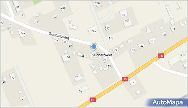 Suchatówka, Suchatówka, 27, mapa Suchatówka