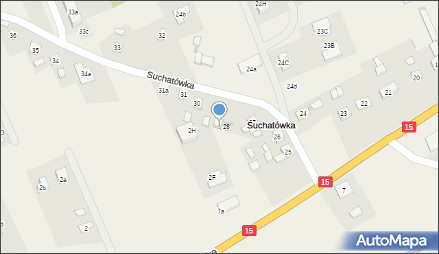 Suchatówka, Suchatówka, 29, mapa Suchatówka