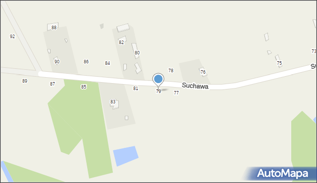 Suchawa, Suchawa, 79, mapa Suchawa