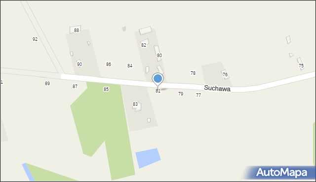 Suchawa, Suchawa, 81, mapa Suchawa