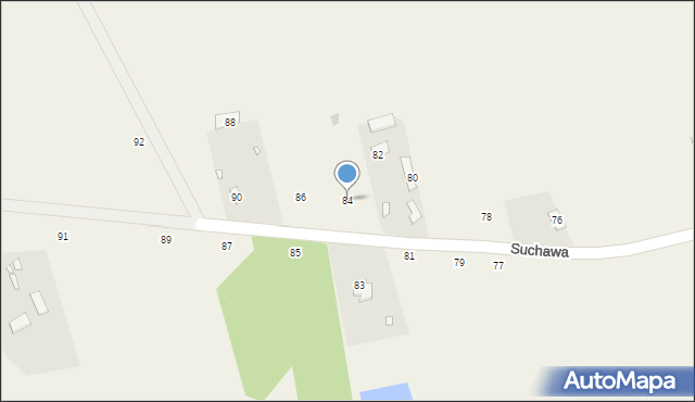Suchawa, Suchawa, 84, mapa Suchawa