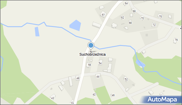 Suchobrzeźnica, Suchobrzeźnica, 13, mapa Suchobrzeźnica