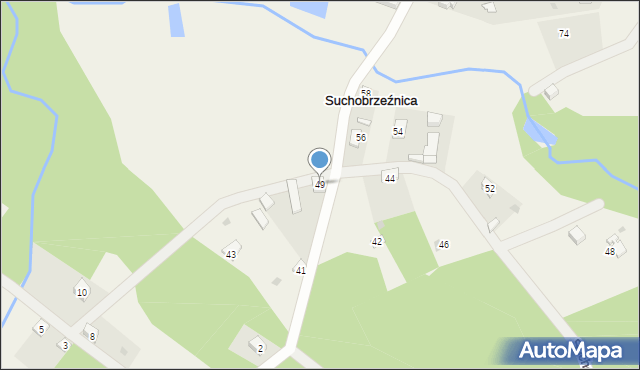 Suchobrzeźnica, Suchobrzeźnica, 18, mapa Suchobrzeźnica