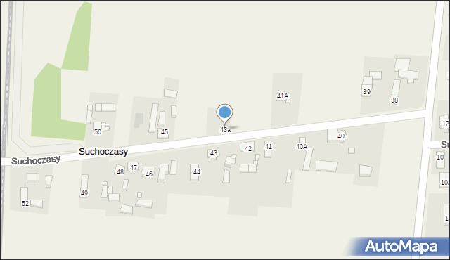 Suchoczasy, Suchoczasy, 43a, mapa Suchoczasy