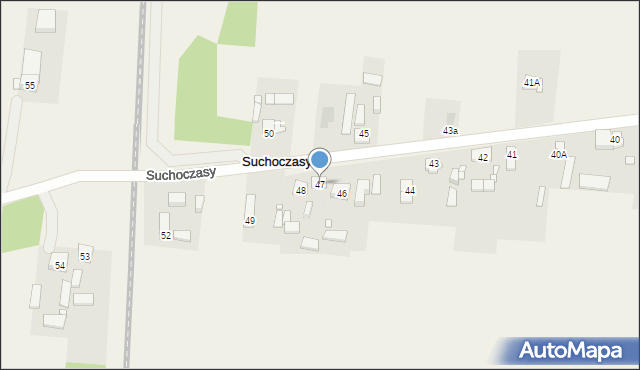 Suchoczasy, Suchoczasy, 47, mapa Suchoczasy