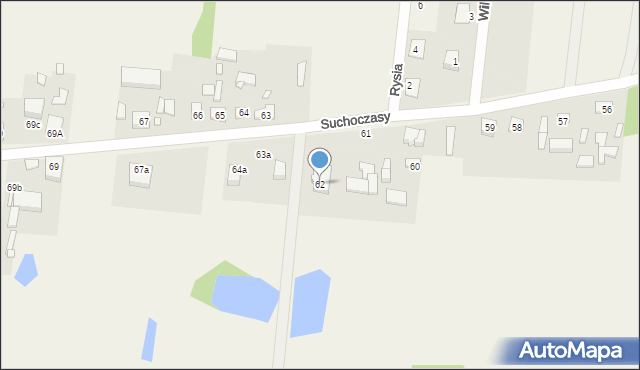 Suchoczasy, Suchoczasy, 62, mapa Suchoczasy