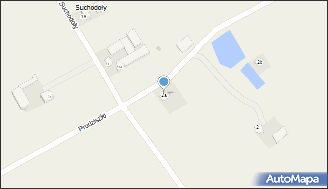 Suchodoły, Suchodoły, 2a, mapa Suchodoły