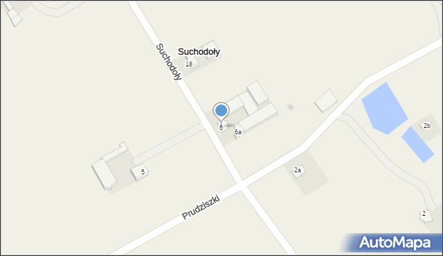 Suchodoły, Suchodoły, 6, mapa Suchodoły