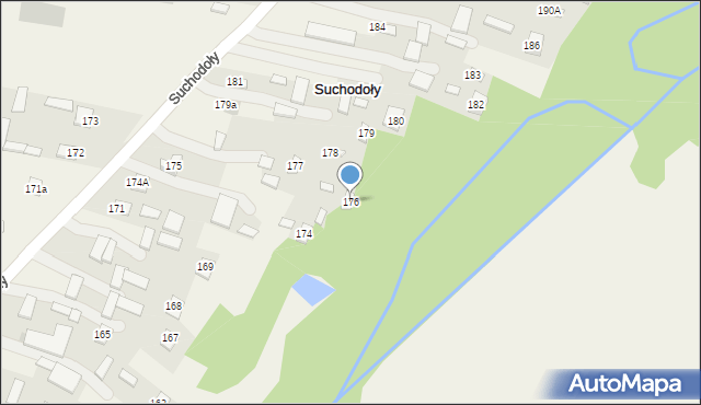 Suchodoły, Suchodoły, 176, mapa Suchodoły