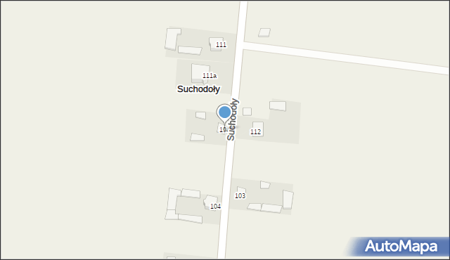 Suchodoły, Suchodoły, 194, mapa Suchodoły