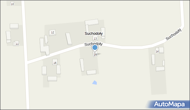 Suchodoły, Suchodoły, 15, mapa Suchodoły