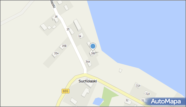 Sucholaski, Sucholaski, 34b, mapa Sucholaski