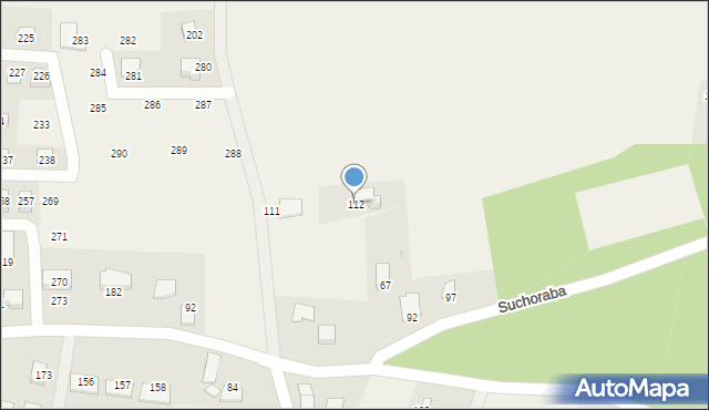 Suchoraba, Suchoraba, 112, mapa Suchoraba