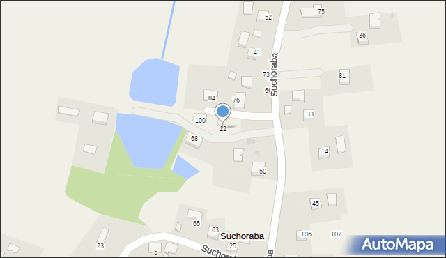 Suchoraba, Suchoraba, 12, mapa Suchoraba