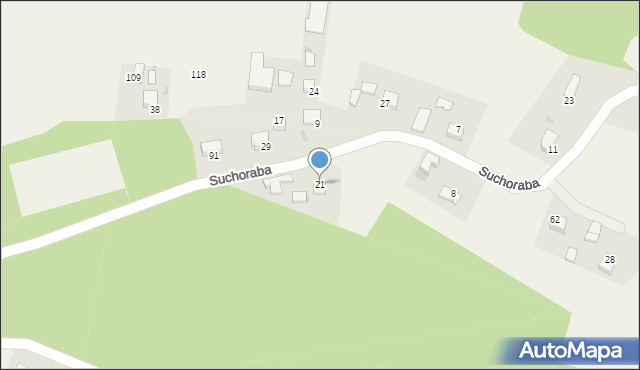 Suchoraba, Suchoraba, 21, mapa Suchoraba