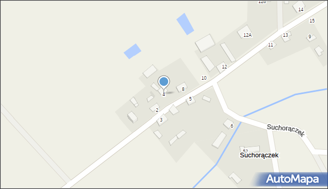 Suchorączek, Suchorączek, 4, mapa Suchorączek