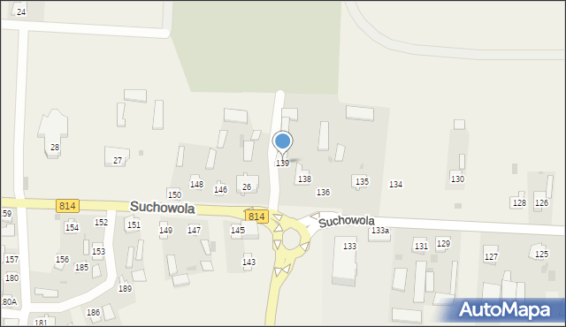 Suchowola, Suchowola, 139, mapa Suchowola